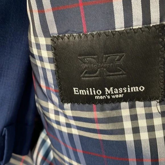 Emilio Massimo Man suits Navy M - Picture 6 of 13